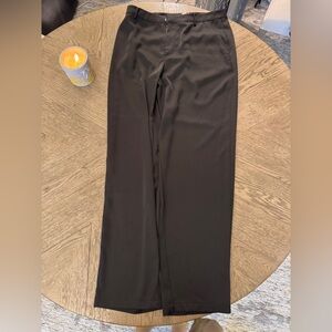 Elegant Black Satin Pants